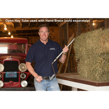 open hay tube with hand brace #117